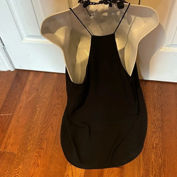RW&co black sleeveless chiffon blouse Sz L - Picture 6 of 12